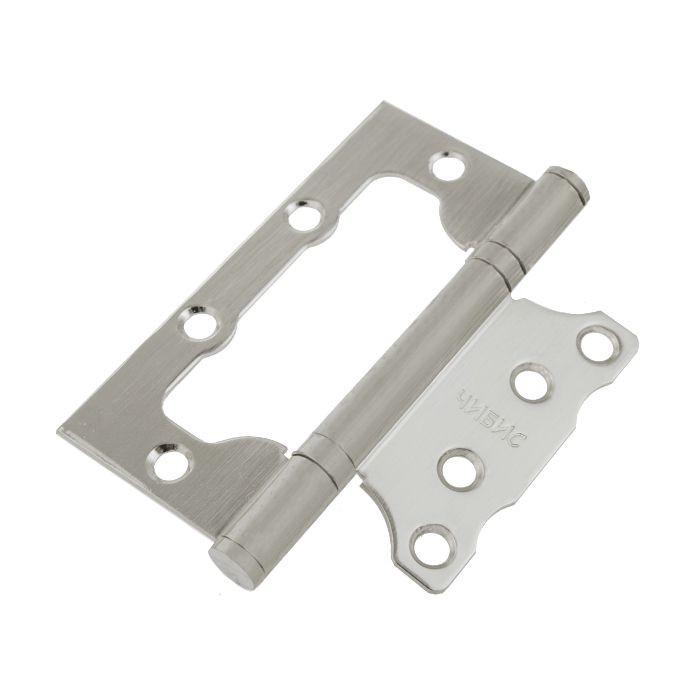 Петля без врезки 100х75х2-2ВВ  `ЧИБИС` (матов никель)