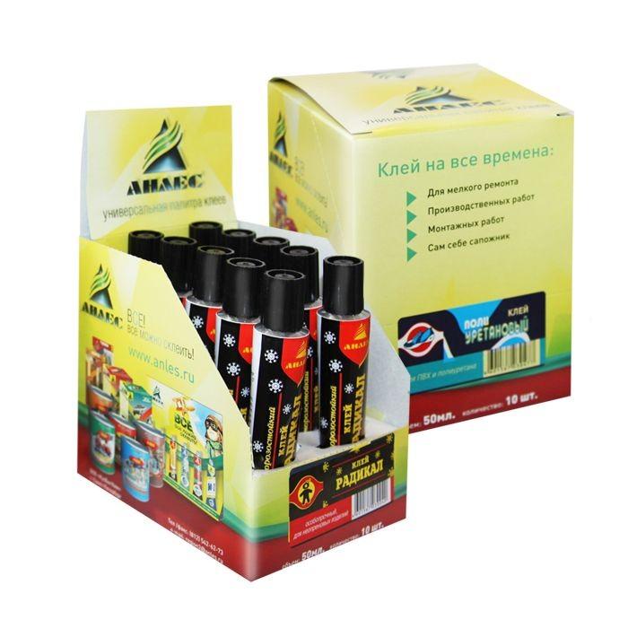 Клей специальный `Резиновый` 40 мл шоу-бокс (Анлес)