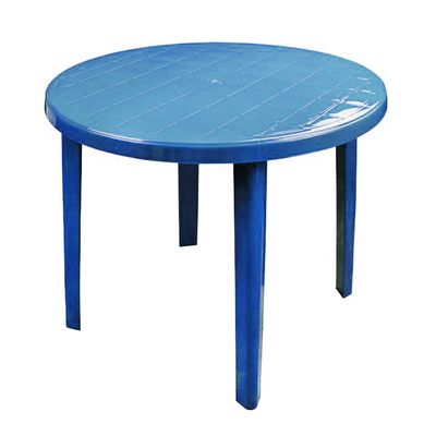 Стол пластиковый 90х90х75 см синий м2663 (А)