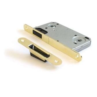 Защелка дверная корпус Апекс 5300-M-WC-G (зол) верхн магнит риг,под фикс под руч, м/о90 мм