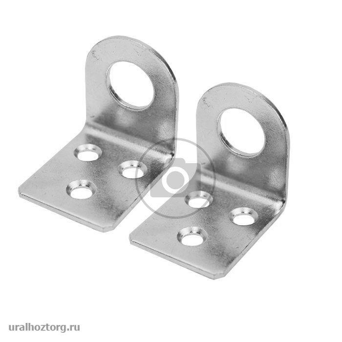 Проушина угловая 90х40-Г (цинк) (К), пара [инд.уп][груп.10шт]