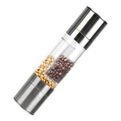 Мельница для специй 2 в 1 нерж/пласт (Домашний сундук)