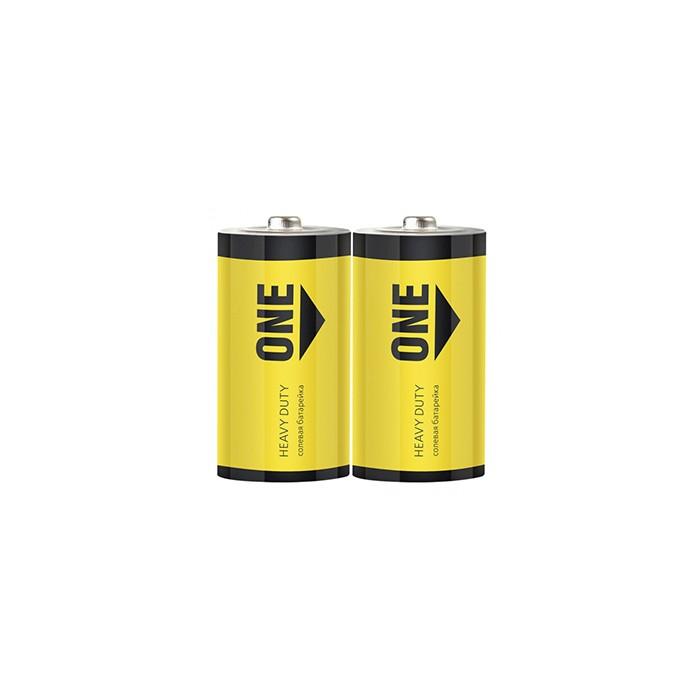 Батарейка солевая Smartbuy ONE  D, R20 (пленка-2)