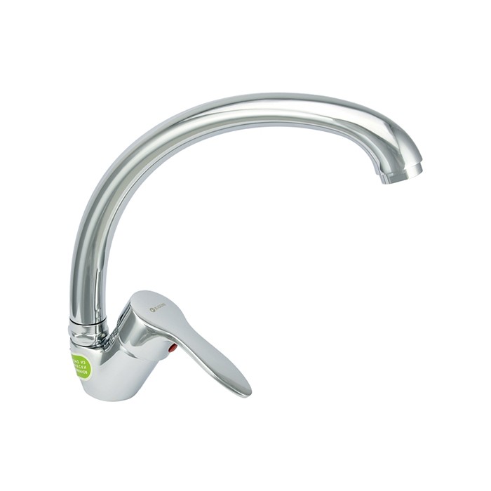 Смеситель для кухни, однорычажный, картридж 35 мм, высокий излив, крепление на шпильке Pegas Juguni