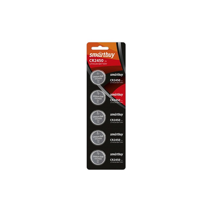 Батарейка литиевая Smartbuy CR2450 (блист-5)