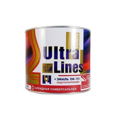 Эмаль ПФ-115 "Ultra Lines" шоколадная (1,8 кг)
