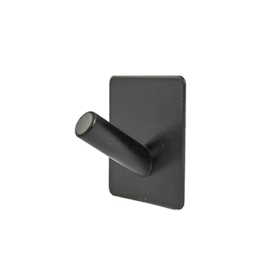 Крючок самоклеящийся `SANBERG` нерж.сталь СТИЛЬ В-05 черный комп. 1шт Blister