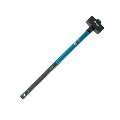 Кувалда кованая `PRAKTISCHE TOOLS`, фиберглассовая рукоятка 900 мм, 4000 г