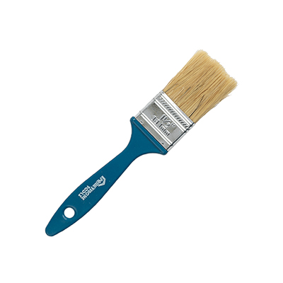 Кисть флейцевая 'Базовый' КФ- 35*8 натуральный ворс, пласт.ручка 'PRAKTISCHE TOOLS'