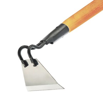 Тяпка-мотыга 150 мм нерж сталь с краш. дер/черенком Урожайная сотка