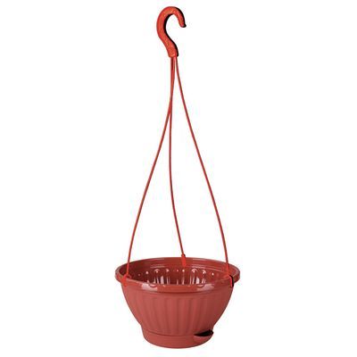 Кашпо пласт подвесное 2,5 л d=217 мм h=129 мм 'Мирабель' коричневый м5929 (А)