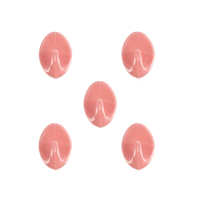 Крючок самоклеящийся `SANBERG` пластик ОВАЛЬЧИКИ комп. 5шт Blister