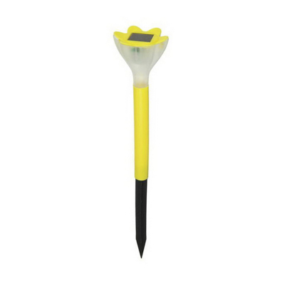 Светильник садовый на солнечной батарее Yellow crocus, 6х30,5 см, 1 LED Uniel