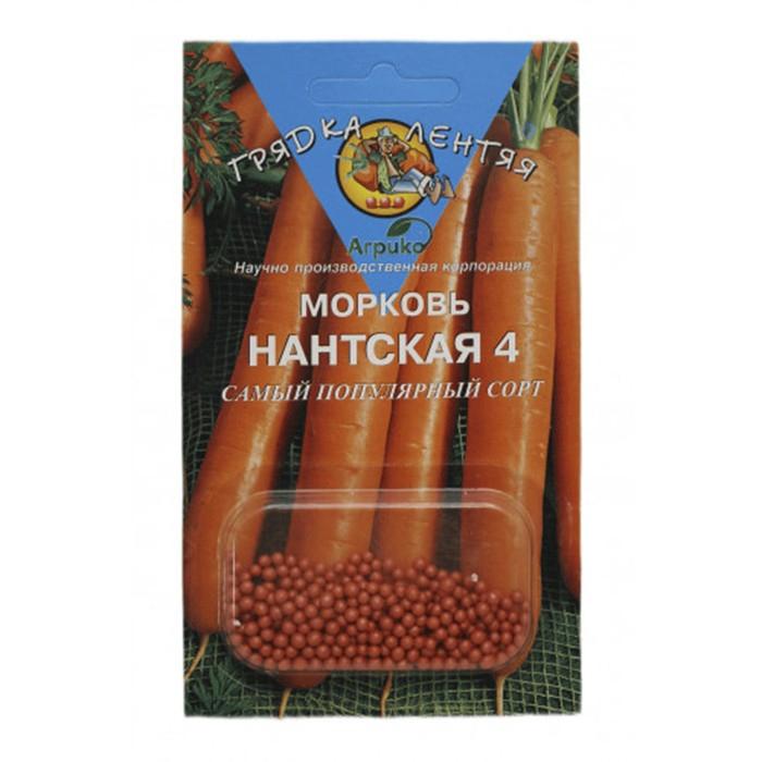 Морковь Нантская 4 (ГЛ) драже 300 шт (Агрико)