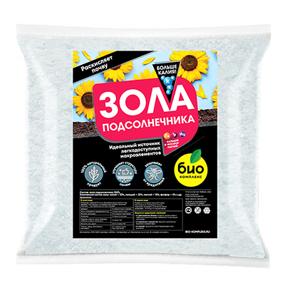 Удобрение Зола подсолнечника 1 л (Биокомплекс)