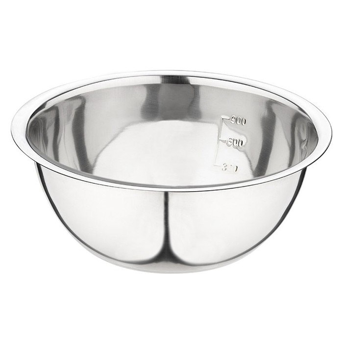 Миска нерж 1,5 л d=20 см мерная шкала Bowl-Roll-20