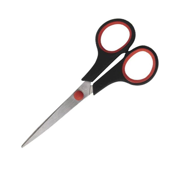 Ножницы канцелярские 15 см ручка пластик с резин вставкой 237497 (STAFF Everyday)