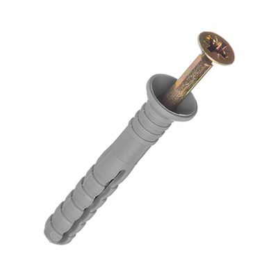 Дюбель-гвоздь потайной 6х40 полипропиленовый [уп.10шт][груп.10шт]