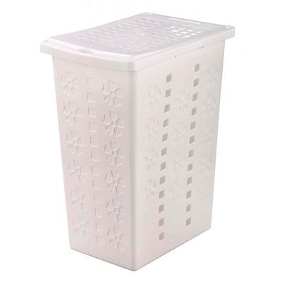 Корзина для белья 30 л 'Виолетта' белый м1967 (А)