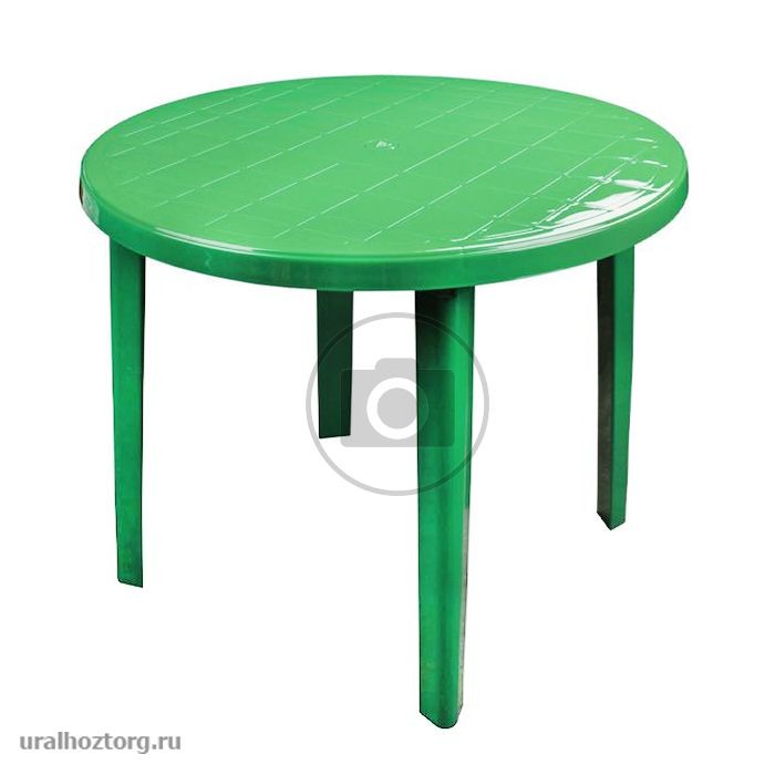 Стол пластиковый 90х90х75 см зеленый м2666 (А)