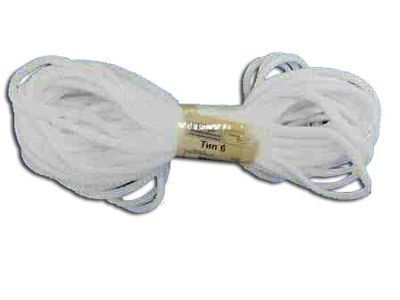 Шнур полипропиленовый, хозяйственный, вязаный, d=6 мм, 20 м, белый (Тип 6) 