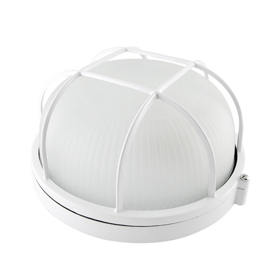 Светильник НПБ1302, 60 Вт, IP54, круг с решеткой, белый, TDM, SQ0303-0032