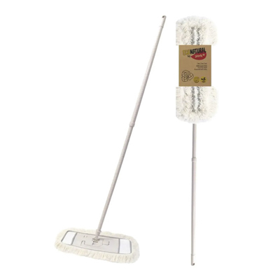 Швабра х/б переработанный телескоп ручка 140 см 'ЭКО Натурал' (York)