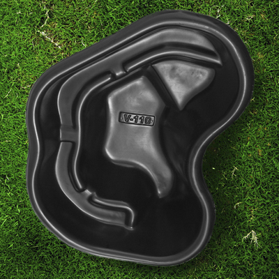 Пруд садовый декоративный пластик 110 л черный (1160 х 870 x 450 мм)