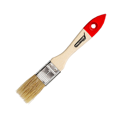 Кисть флейцевая 'Стандарт' КФ- 25*10 натуральный ворс, дерев.ручка 'PRAKTISCHE TOOLS'