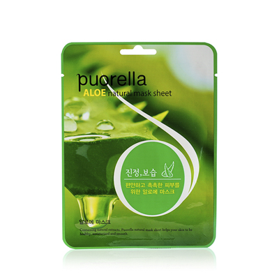 Маска Тканевая для лица успок. с экстрактом алоэ 'Pourella'