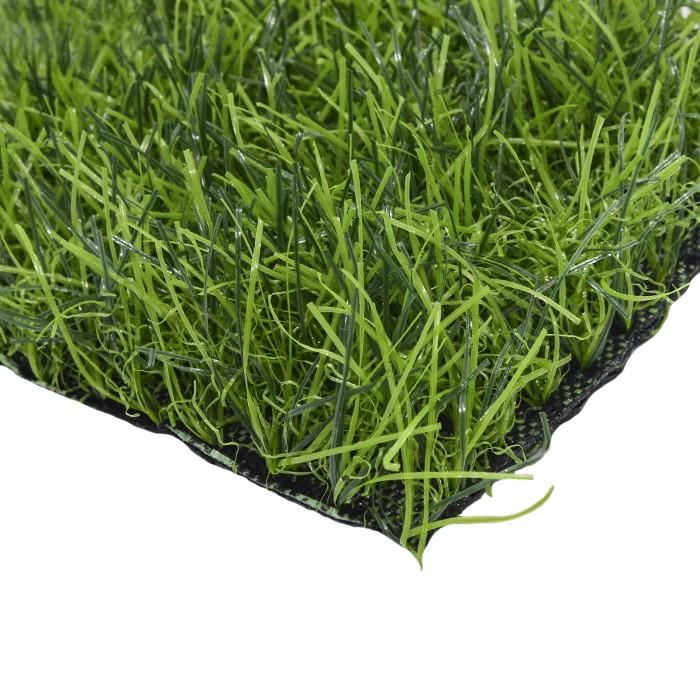 Трава искусственная, ворс 30 мм, 1 х 2 м 'Урожайная сотка' зеленая двухцветная