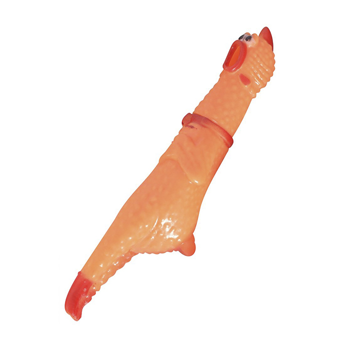 Игрушка-пищалка для животных "Чикен" 16 см (МД)