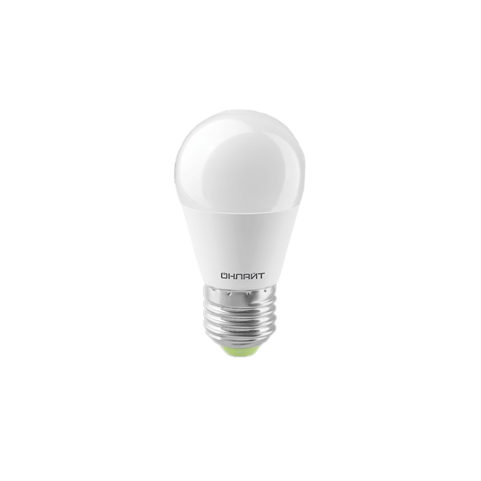 Лампа светодиодная 10 Вт шар G45 Е-27 2700К (тепл.бел. свет) Promo Онлайт