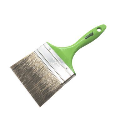 Кисть флейцевая 'Профи' КФ-100*17 искуственный ворс, пласт.ручка 'PRAKTISCHE TOOLS'