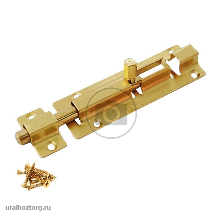 ЯЯЗадвижка-шпингалет `ЧИБИС Эконом`  76х18 (зол) блистер