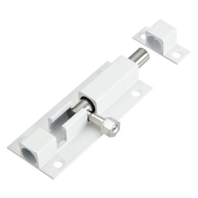 Задвижка-шпингалет Апекс DB-05-100-W (бел)