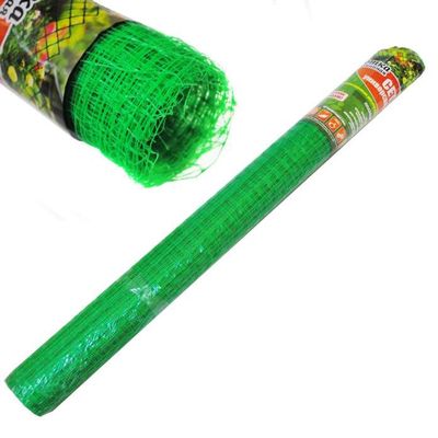 Сетка пластиковая от птиц и для птичников 13х13 (1х10м) Зеленая 'Урожайная сотка'