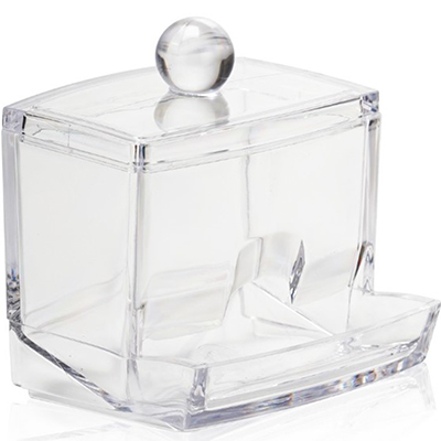 Органайзер для хранения ватных палочек 'Guten Tag' прозрачный