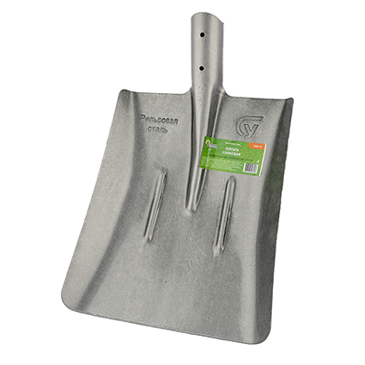 Лопата совковая ЛСП рельс.сталь `Урожайная сотка` универсальная с ребр. жест S501-4