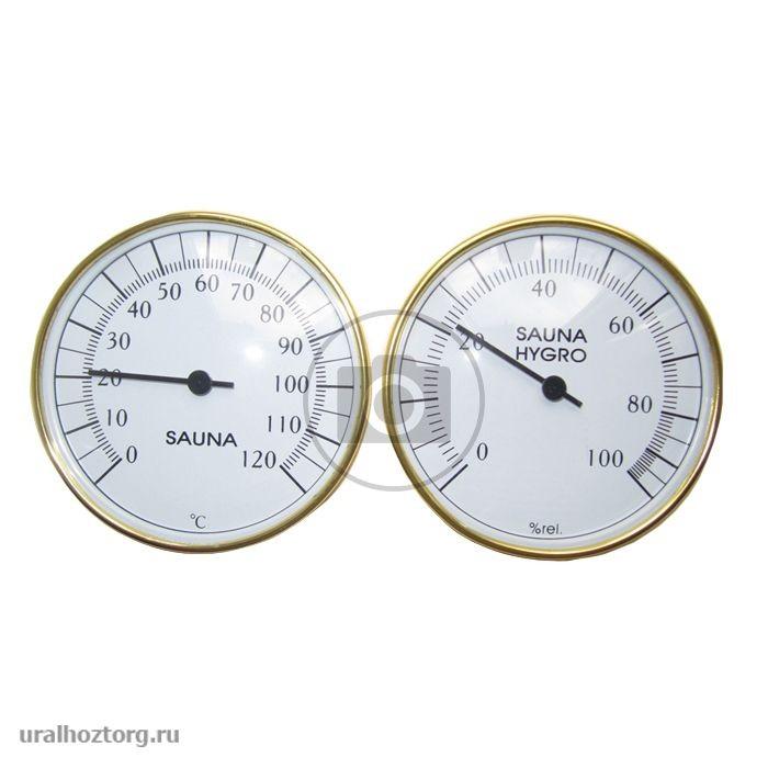 Станция банная термометр-гигрометр биметаллическая сбб