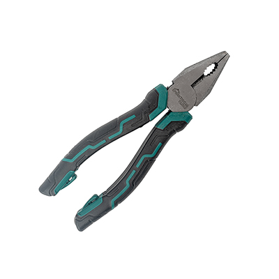 Плоскогубцы комбинированные `PRAKTISCHE TOOLS`, кованая сталь, двухкомпонентные рукоятки, 180 мм