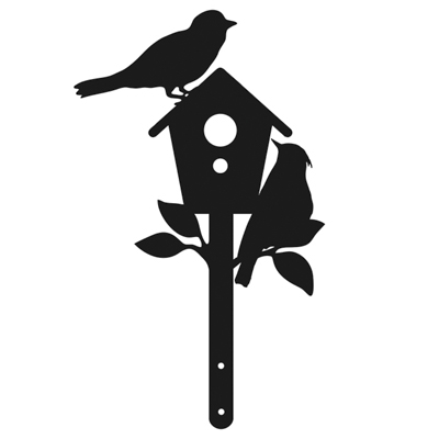 Фигура садовая металл 35 х 22 см 'Птички на домике Gardissimo'