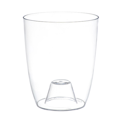 Кашпо пласт для орхидей 2,4 л d=150 мм h=160 мм 'Орхидея'  прозрачный М 3149 (М-Пл)