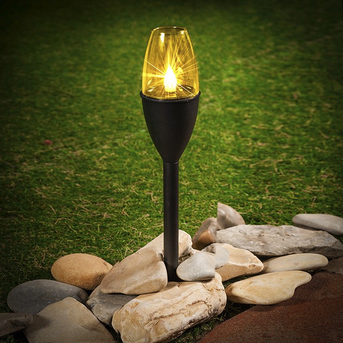 Светильник садовый на солнечной батарее CANDLE SET, 6,5х42 см, 1 LED Uniel