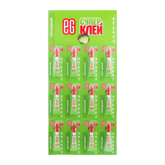 Клей секундный `EG` 3 г блистер