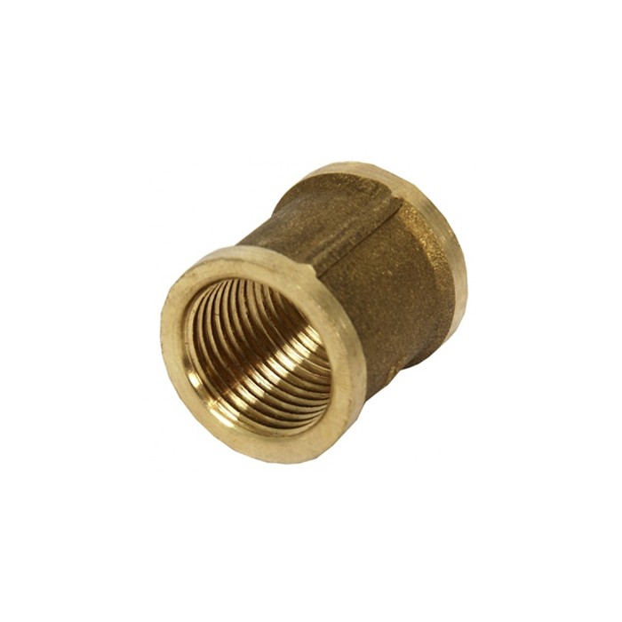 Муфта 1/2" Г/Г латунь LEXLINE ДУ-15