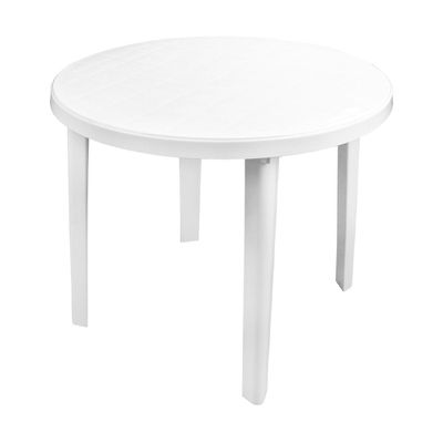 Стол пластиковый 90х90х75 см белый м2664 (А)