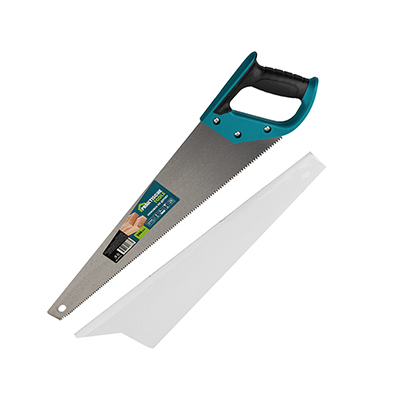 Ножовка по дереву `PRAKTISCHE TOOLS`, 500 мм, 2К рукоятка, 2D заточка, 7 TPI, зуб 5 мм