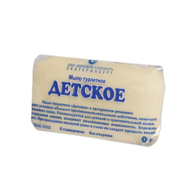 Мыло туалетное детское 150 гр п/эт 76886 (ЕЖК)