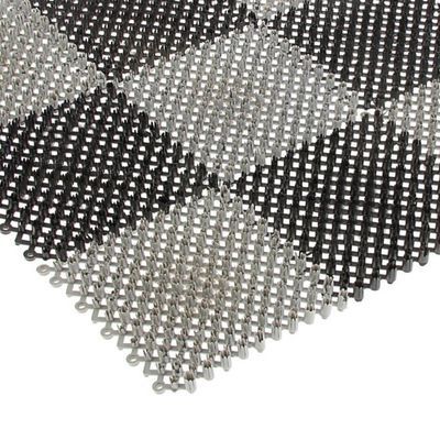 Коврик травка 42х56 см черно-серый 71-003